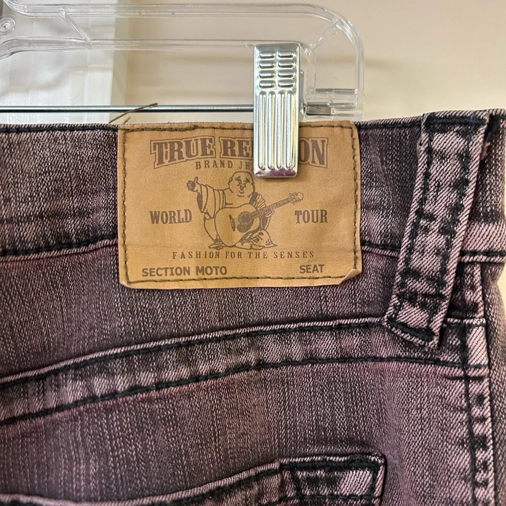 True Religion Geno Slim Moto Jeans